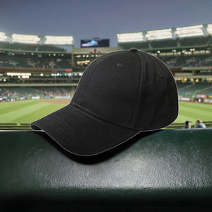 Nueva Gorra de Béisbol con Cola de Caballo para Mujer, Color Sólido, Transpirable, Protección Solar, Abertura Trasera, 6 Paneles, Ajustable, Algodón Negro Curvo - Product Image 6