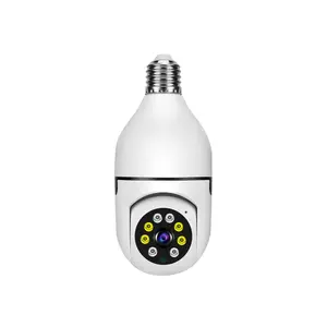 V380 1080P CCTV security Wireless bulb camera 360 degree panoramic network monitor WiFi bulb camera WIFI LAMP CAMERA