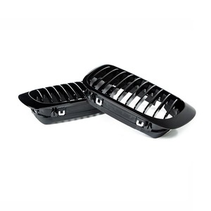 Griglia paraurti anteriore auto nero lucido per <span class=keywords><strong>BMW</strong></span> serie 3 <span class=keywords><strong>E46</strong></span> singola stecca 2002-2004 pezzi di ricambio 4 porte - Product Image 3