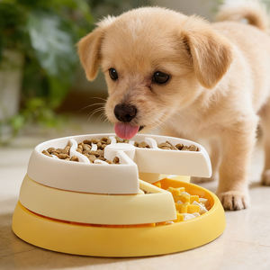 Nouveau bol à nourriture pour animaux de compagnie à trois étages, grande taille, design détachable, facile à nettoyer, soulagement de l'<span class=keywords><strong>ennui</strong></span>, fournitures pour animaux de compagnie - Product Image 1