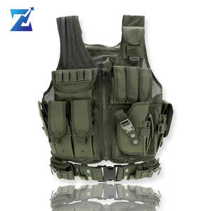 Camouflage Vest Outdoor Adventure <b>Waterproof</b> Oxford Multi-Functional CS Amphibious Tactical Mesh Tactical Vest Bag - Product Image 2