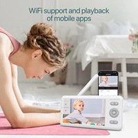 Caméra Bébé Intelligente WiFi 1080P Moniteur Bébé Haute Résolution 3,2 Pouces