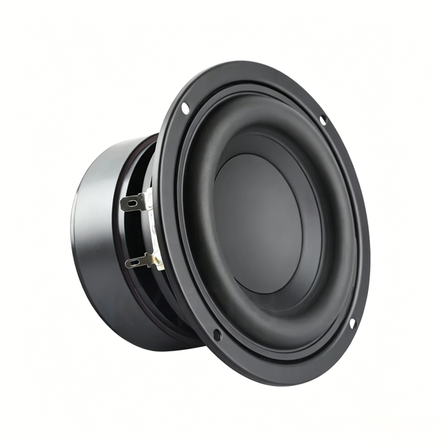 HAOCROWN OEM Custom High Power Deep Bass Audio Loudspeaker Rubber Edge Car Audio Subwoofer Raw Speaker Driver