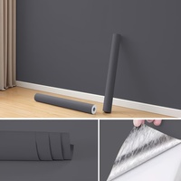 Paket 2 Gulungan * Wallpaper Perekat Diri Tahan Air untuk Renovasi Rumah, Wallpaper Latar Belakang Kamar Tidur dan Ruang Tamu yang Nyaman