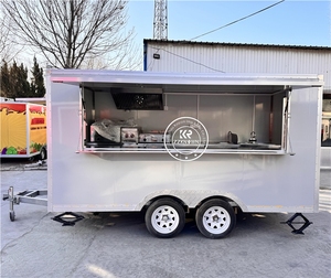 Camion de nourriture mobile commercial à vendre Pizza Burger Crème glacée Café Remorque alimentaire - Product Image 5