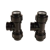 Harga Fitting Pipa Grosir 25mm Sambungan Pipa Berulir Sama dengan Fitting Kompresi PP T Joint Tee