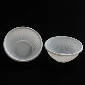 Biodegradable disposable cornstarch corn starch bowl