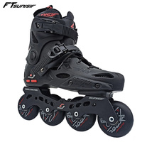 Patins à roulettes en ligne de slalom de vitesse pour adultes OEM, roulements étanches ABEC-9, 4 roues en PU pour hommes et femmes