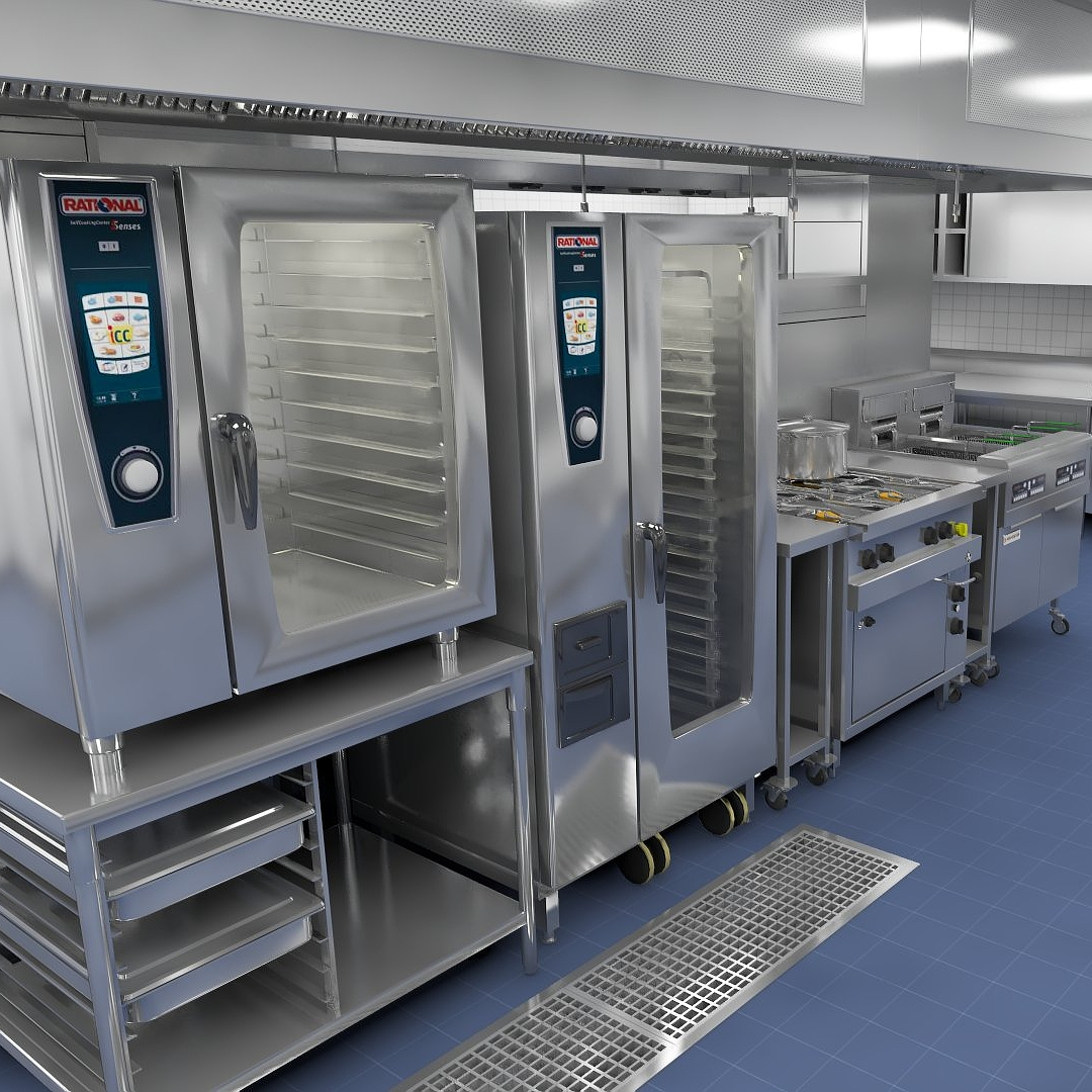 Профессиональный дизайн кухни ресторана RAWEN и индивидуальный дизайн коммерческой кухни
