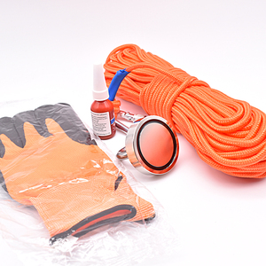 Force de traction de 500lb, 20m de longueur, corde, <span class=keywords><strong>aimant</strong></span>, Kit de <span class=keywords><strong>pêche</strong></span> avec étui - Product Image 1