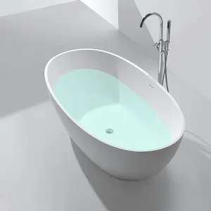 Customize Solid Surface Bath Freestanding Bathroom Stone Resin Bath Tub