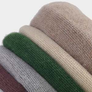 Fashionable Retro <b>Rabbit</b> Hair Knit Beret Hat for Ladies Winter Street Style Flat Peaked Beret for Casual Daily Outdoor Scenes - Product Image 3