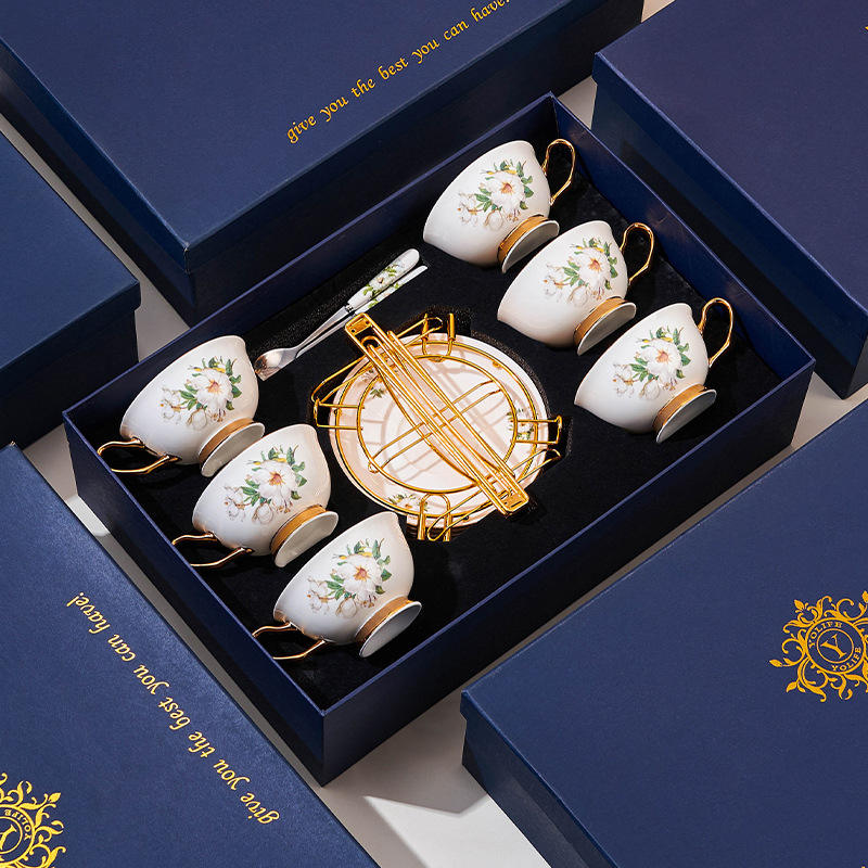 6 cups and saucers (gift box)