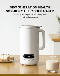 Tùy chỉnh 1000ml Xử lý thực phẩm Nut sữa <span class=keywords><strong>Maker</strong></span> Máy sữa đậu nành <span class=keywords><strong>Maker</strong></span> xách tay điện sưởi ấm Máy xay sinh tố - Product Image 3