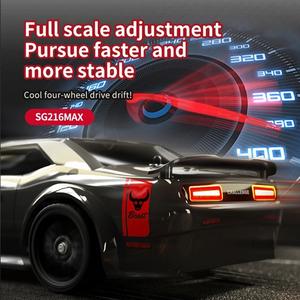 SG216 MAX RC Car <span class=keywords><strong>70</strong></span> + <span class=keywords><strong>KM</strong></span>/<span class=keywords><strong>H</strong></span> Vehículos de control remoto de alta velocidad 1:16 Sin escobillas 4WD RC Coches deportivos 40 <span class=keywords><strong>KM</strong></span>/<span class=keywords><strong>H</strong></span> <span class=keywords><strong>Coche</strong></span> Juguetes Regalos - Product Image 3