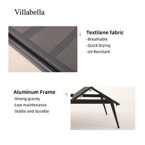 Chaise longue <span class=keywords><strong>de</strong></span> luxe au bord <span class=keywords><strong>de</strong></span> la piscine, mobilier <span class=keywords><strong>de</strong></span> <span class=keywords><strong>jardin</strong></span>, mobilier <span class=keywords><strong>de</strong></span> patio, lits <span class=keywords><strong>de</strong></span> <span class=keywords><strong>soleil</strong></span>, mobilier d'extérieur en aluminium pour hôtel, plage - Product Image 3