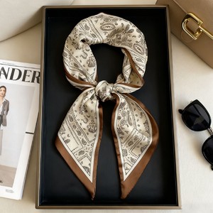 Wholesale <strong>Twillies</strong> <strong>Scarf</strong> 13X145 Double-layer Printed Long Strip <strong>Scarf</strong> Suitable for Spring and Autumn - Product Image 4