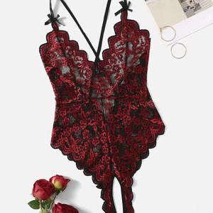 ชุดชั้นในเซ็กซี่สำหรับผู้ใหญ่แบบโปร่งใส ยั่วยวน ทำจากไนลอน ดีไซน์เย้ายวนใจ พร้อมลูกไม้ต่อเนื่อง สำหรับขายส่ง - Product Image 1