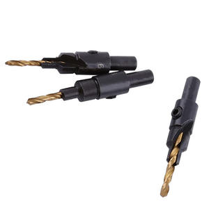 Juego de brocas avellanadoras Image con vástago hexagonal de 5, 6, 8, 10 y 12 mm para trabajar la madera y perforar metal - Product Image 4