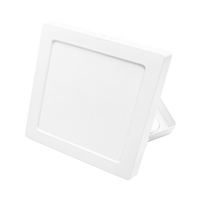Plafonniers LED carrés ultra-minces encastrés 3W-18W SMD2835 en aluminium pour la maison, le bureau, le salon avec indice de protection IP44
