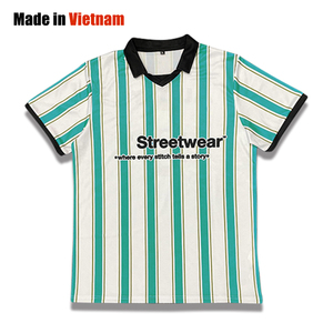 เสื้อฟุตบอลวินเทจคุณภาพสูงสั่งทำพิเศษ แขนสั้น ระบายอากาศได้ดี สไตล์สตรีทแวร์ ชุดฟุตบอล - Product Image 1