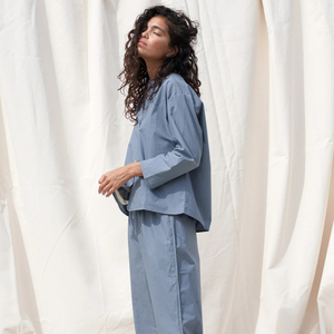 Customized Pajamas Organic Cotton Long Sleeved Pajamas for Women's Spring/summer Soft Casual Home Wear Set