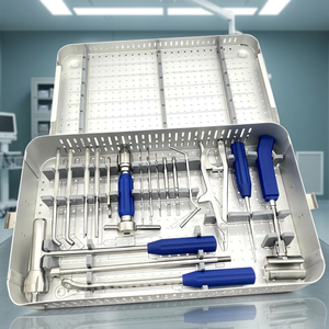 Kit d'instruments chirurgicaux orthopédiques en acier inoxydable de haute qualité pour clouage intramédullaire, élastique et stable, certifié CE, avec poignée - Product Image 1