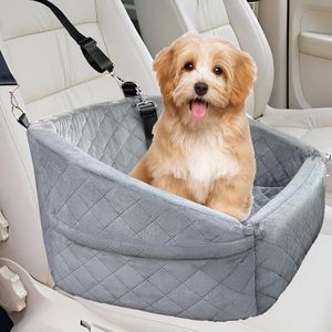 High-density Foam Waterproof Solid Pattern Luxury Travel Square Customizable Car Seat <b>Bed</b> for <b>Dogs</b> with High-resilience Design - Product Image 1