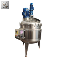 Cuve de mélange en acier inoxydable de qualité alimentaire FKJX 200L, cuve sous pression contrôlée par PLC pour la fermentation d'alcool avec moteur
