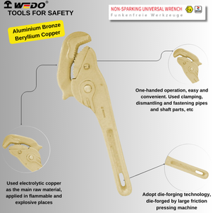 ประแจอเนกประสงค์ WEDO BAMATEX FM Certificate Non-sparking Aluminium Bronze <span class=keywords><strong>R</strong></span> - Product Image 4