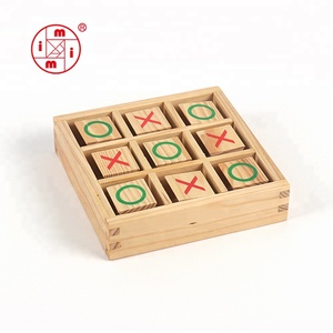 Promozione dei giocattoli per la prima educazione dei <span class=keywords><strong>bambini</strong></span> <span class=keywords><strong>Tic</strong></span> Tac Toe gioco da tavolo in legno - Product Image 4