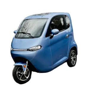 Cabina scooter elettrico mini risciò tricicli 25kmh eec completamente chiuso mini risciò triciclo elettrico