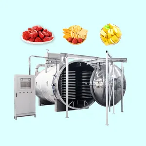 Máquina de secado por congelación al vacío para frutas, verduras y carne, secador de congelación de alimentos