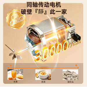 Licuadora de Aire AUX de 1.65L con Carcasa de Plástico y Base Ligera para Uso Familiar - Product Image 5