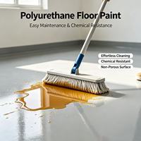 Peinture pour sols en polyuréthane imperméable pour extérieur, protection UV, usage industriel, résistante au soleil, revêtement pour balcon