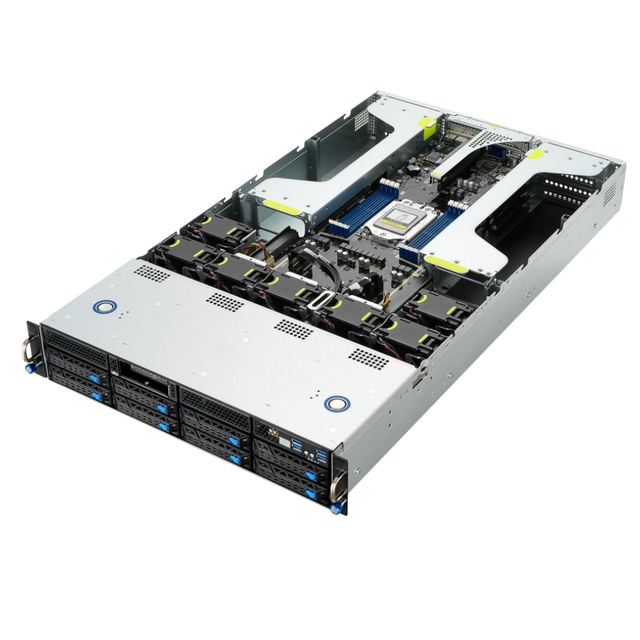 ESC4000A-E10 2U Rackmount GPU Server for High-Performance AI Computing and Data Center Acceleration
