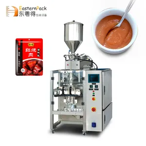 Fully Automatic Honey Spoon Packaging Yogurt Filling And Price Wash Salad Sauce Liquid Packing Machine