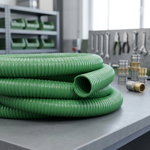 Manguera de Riego Agrícola de PVC de Alta Resistencia Flexima, Anti-UV, 50 Metros, Flexible para Succión de Bomba de Agua, Estándar IS, Diámetro Personalizado - Product Image 2