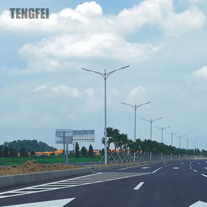 מחיר זול עמוד תאורה רחוב עמוד פלדה מגולוונת חיים ארוכים - Product Image 6