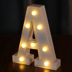 IFDGCTK, alimentado por batería, LED, plástico, acabado liso, letras de marquesina, 26 letras decorativas del alfabeto iluminadas para iluminación de fiesta - Product Image 6