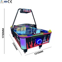 Riteng Classique Électrique Glace Loterie Rachat Arcade Air Hockey Table À Monnaie 2 Joueurs Jeu Arcade Machine
