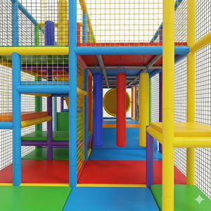 Nuevo Diseño 2026: Remolque Móvil para Parque Infantil Interior de 8m, <span class=keywords><strong>Centro</strong></span> de Juegos Suaves Portátil para Niños con Trampolín Integrado para Negocios - Product Image 5