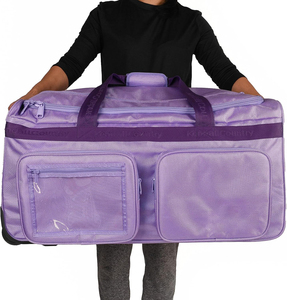 Free Sample Custom <b>Foldable</b> Dance Garment Bag <b>Trolley</b> Dance Bags for Girls Dance Competition Duffle Bags with Rack - Product Image 5
