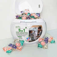 Capsules de lessive hypoallergéniques Protection des couleurs Dosettes de détergent à lessive satinées à haute efficacité pour peaux sensibles