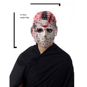 All'ingrosso Halloween <span class=keywords><strong>Jason</strong></span> <span class=keywords><strong>Mask</strong></span> Movie Cosplay puntelli 3D maschera facciale fantasma in lattice morbido realistico - Product Image 6