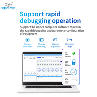 Módulos Básicos de E/S Distribuidos Ebyte M31-AXAX8080G Dp, Soporte para Hosts RS485 y RJ45, Compatible con Modbus TCP y Modbus RTU para Control de Adquisición