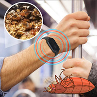 Bracelet anti-moustiques électronique portable à ultrasons pour le camping en plein air