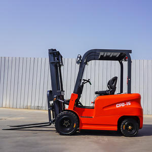 Spedizione veloce carrello elevatore elettrico da 1.5 tonnellate di alta qualità batteria agli ioni di litio 14 km/h velocità 3000mm altezza forcella Multi-direzionale Farm - Product Image 5