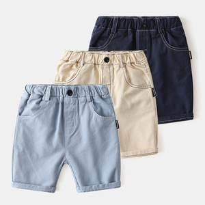 Shorts d'été multicolores en coton pour garçons, respirants et sans bouloches, vente en gros, provenant d'un fournisseur chinois - Product Image 2
