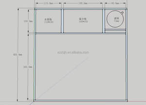 Acquario Universale Moderno Rettangolare in Vetro con Filtro Posteriore 50L a Risparmio Energetico 220V per Acqua Dolce/Salata, Esposizione da Tavolo per Soggiorno - Product Image 2